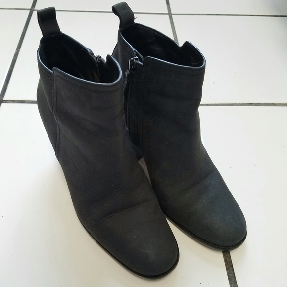 Cole Haan Grand OS Matte Leather Ankle High Heeled Boots - Picture 2 of 10